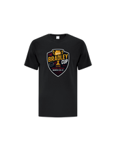 Load image into Gallery viewer, Black Adult T-Shirt - Bradley Cup
