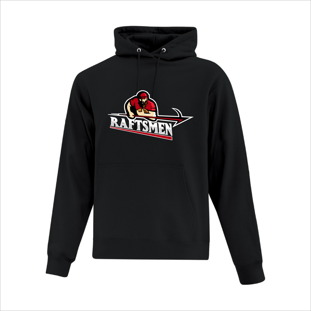 Adult Black Hoodie - Raftsmen Football