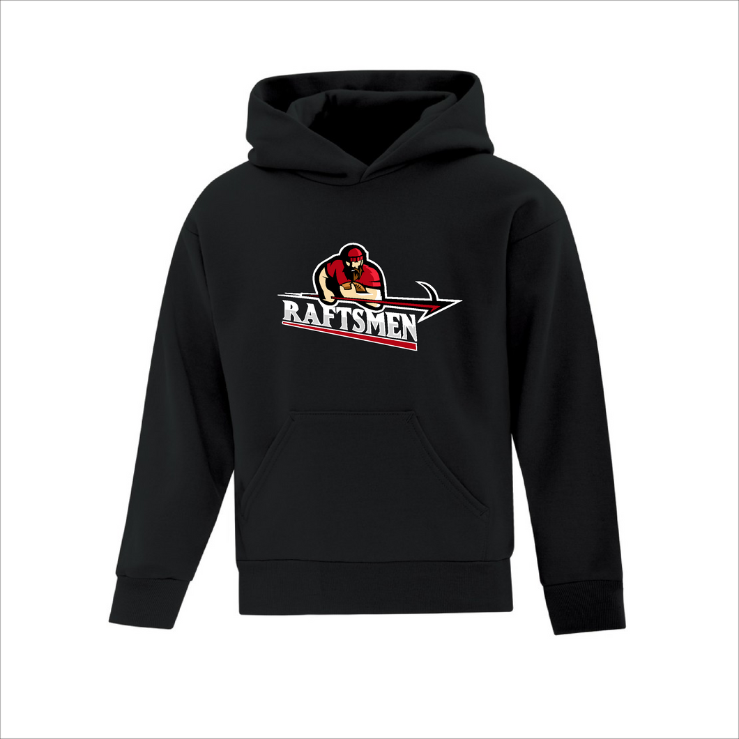 Youth Black Hoodie - Raftsmen Football