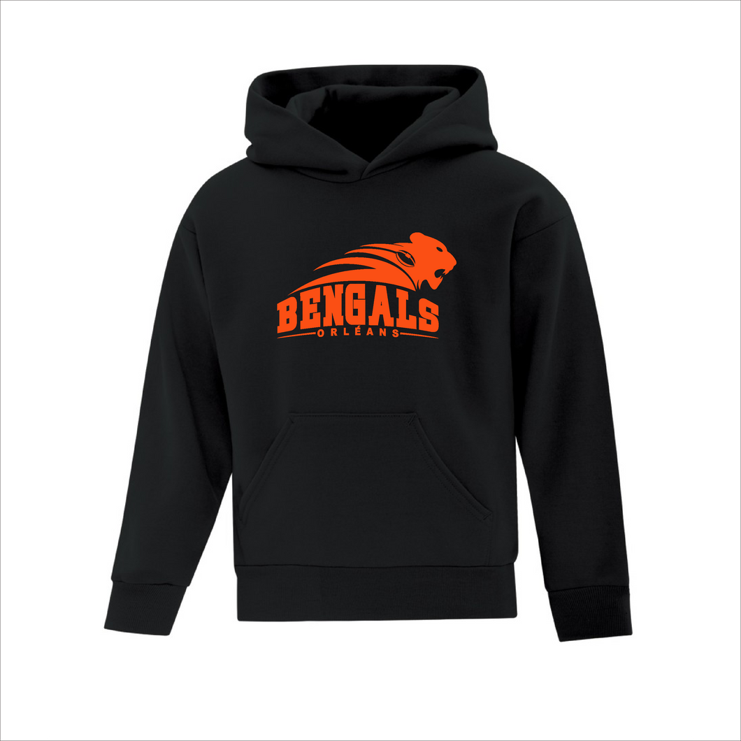 Youth Black Hoodie - Orleans Bengals Football