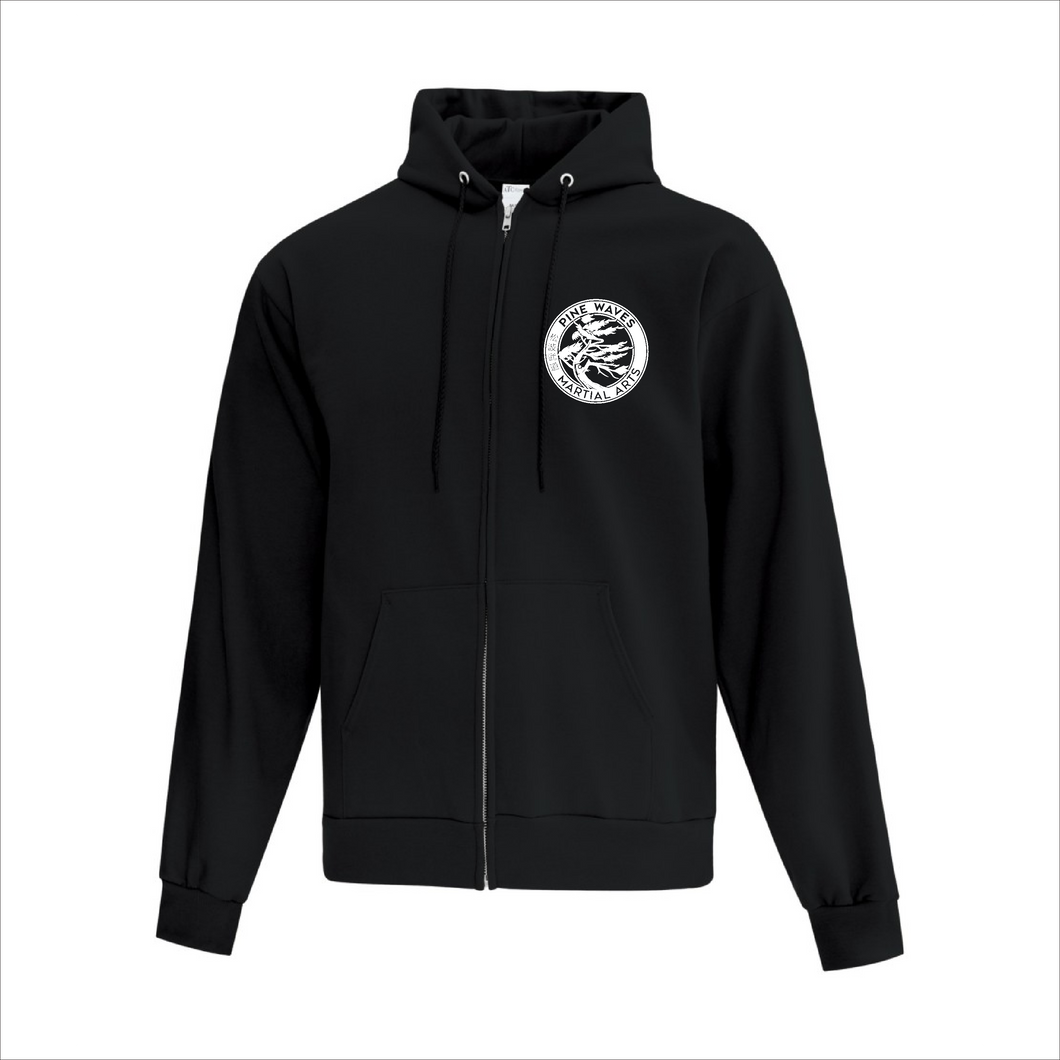 Adult Zip Up Hoodie - Pine Waves Martial Arts