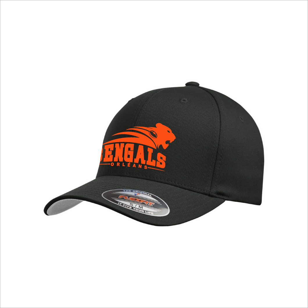 Black Fitted Baseball Hat - Orleans Bengals Football