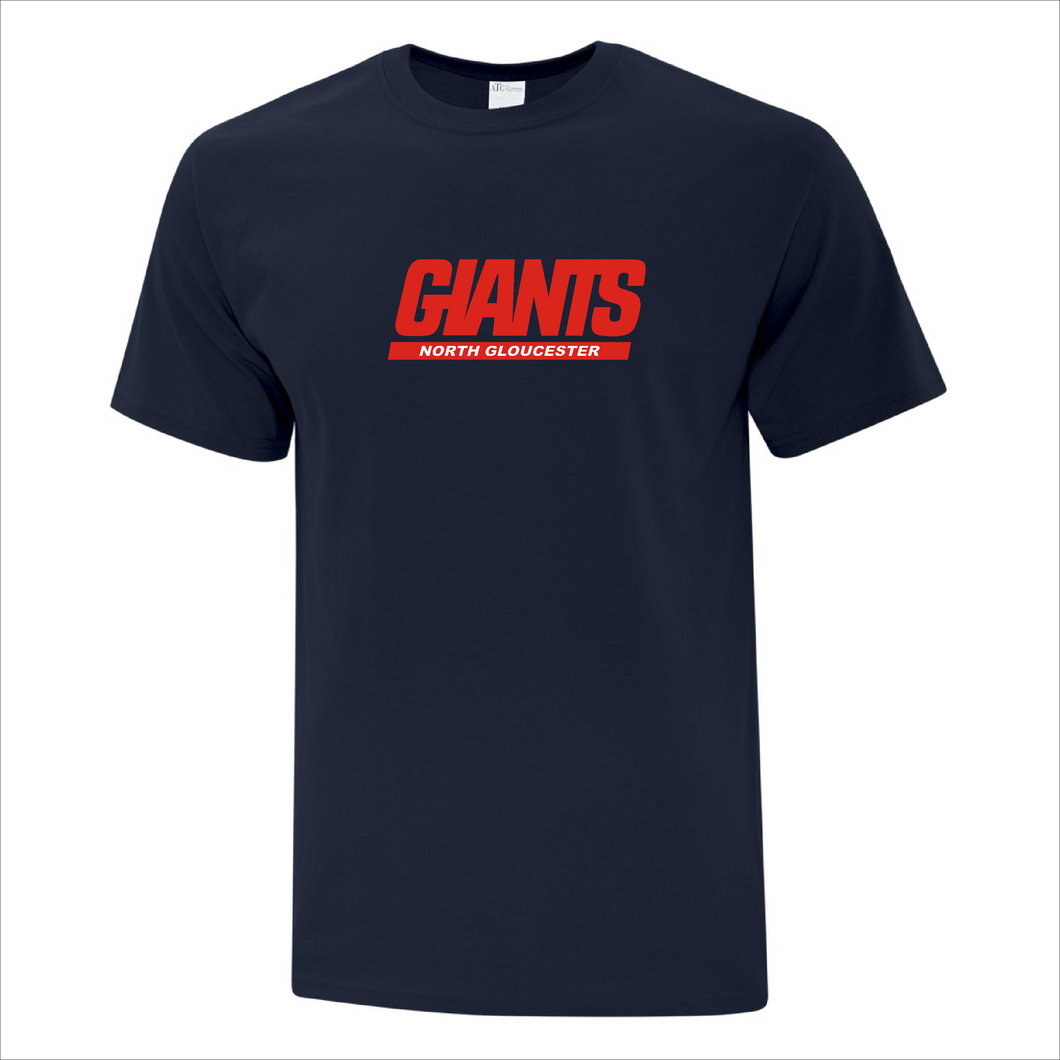 Men's Navy T-Shirt - North Gloucester Giants Football