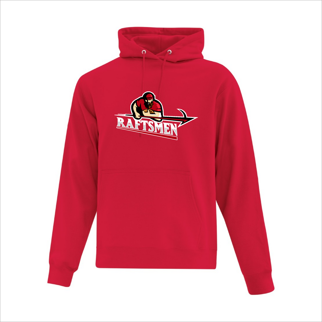 Adult Red Hoodie - Raftsmen Football