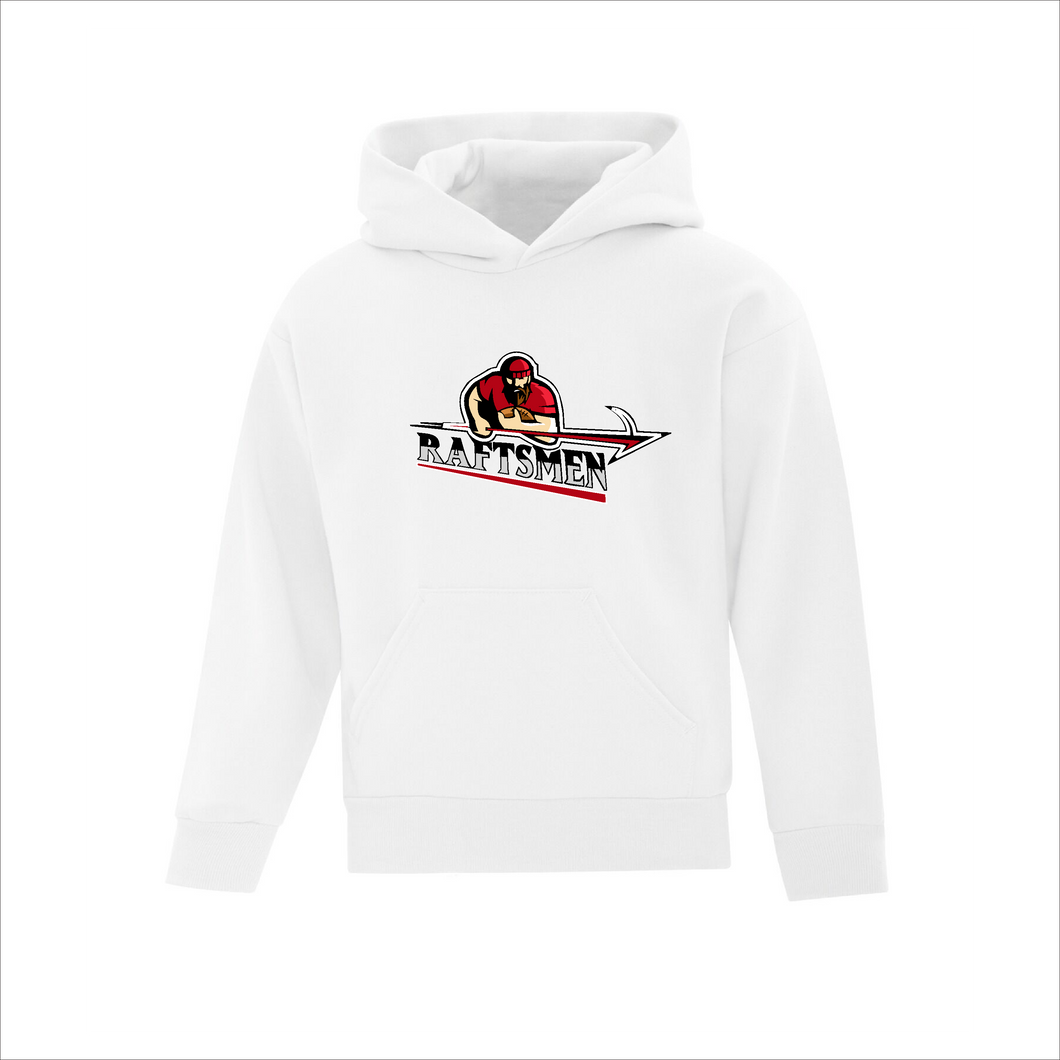 Youth White Hoodie - Raftsmen Football