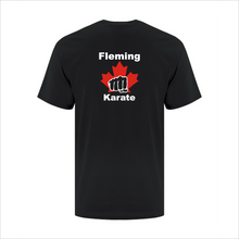 Load image into Gallery viewer, Youth Black T-Shirt - Fleming Karate Club
