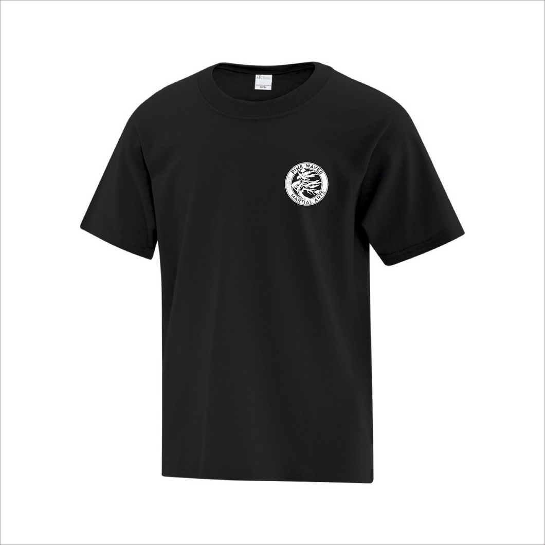 Men's 2 Logo T-Shirt - Pine Waves Martial Arts