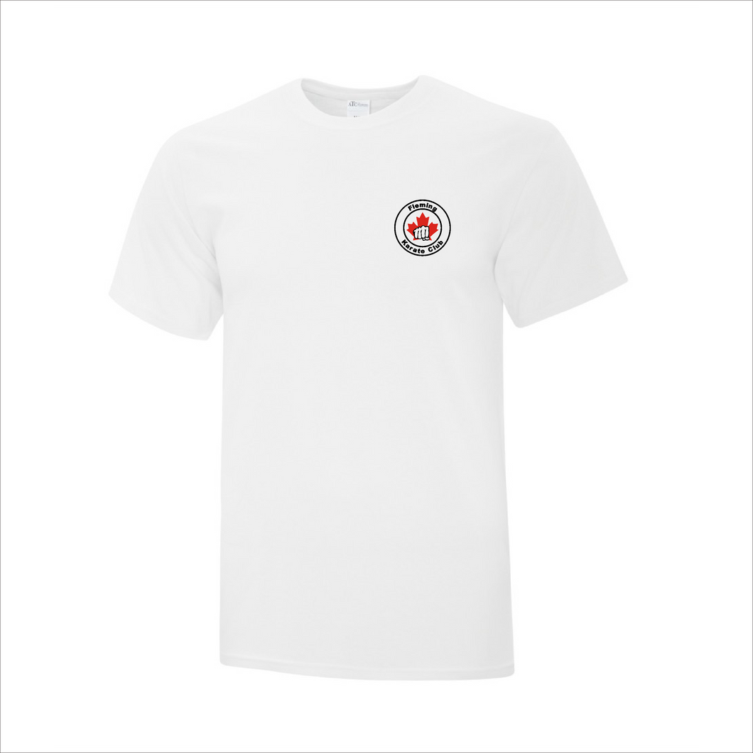 Men's White T-Shirt - Fleming Karate Club