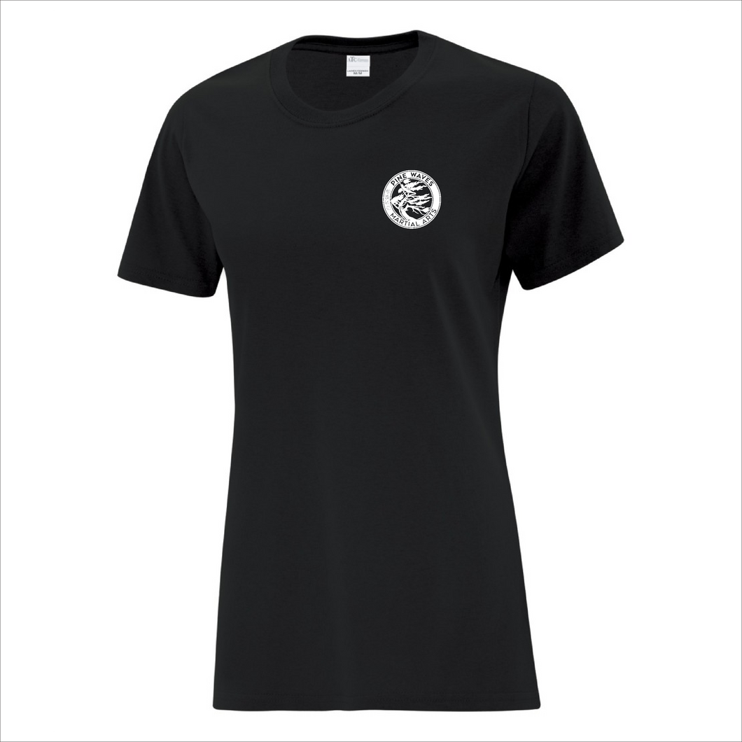 Women's 2 Logo T-Shirt - Pine Waves Martial Arts