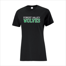 Load image into Gallery viewer, Women&#39;s T-Shirt - Forest Valley Wolves
