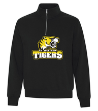 Load image into Gallery viewer, Adult Quarter Zip Sweater - St. Matthew High School (Tiger Front Logo)
