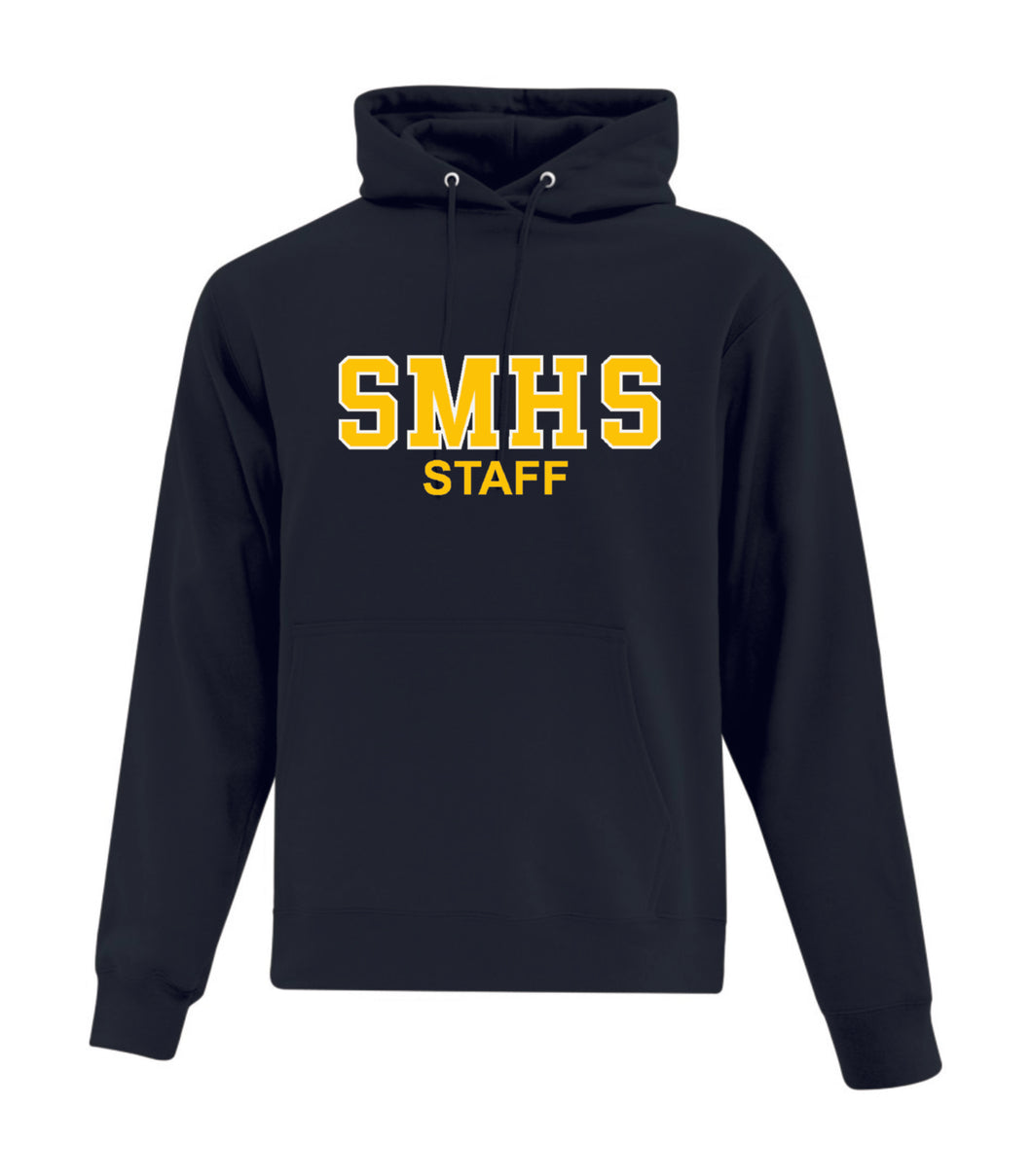 Adult Staff Hoodie - St. Matthew High School (Back with Tiger and Name)